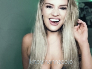Iknowhannasolo